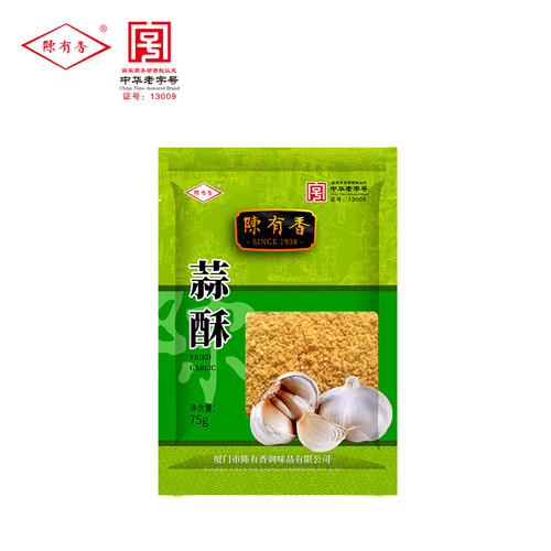 油炸75g蒜蓉厨房袋装调味料