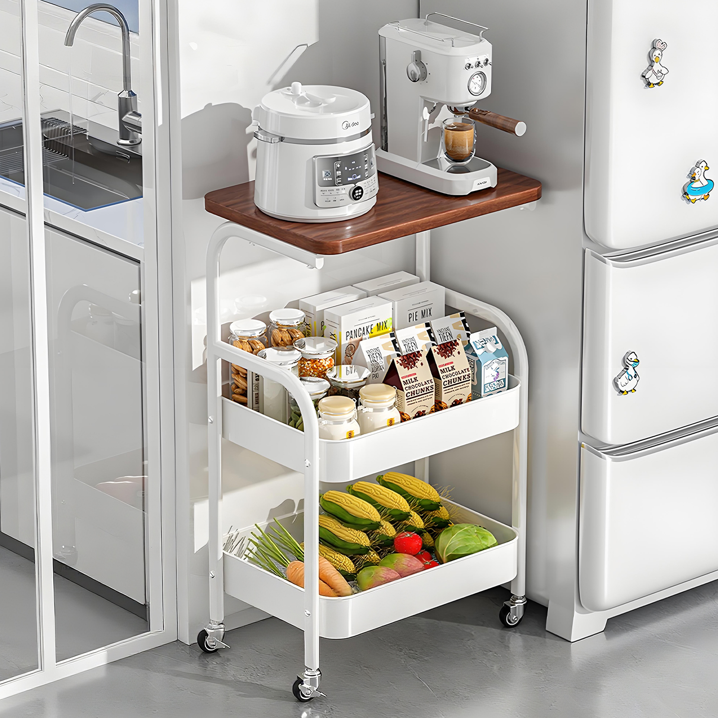 热卖厨房多层多功能收纳置物架