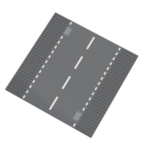 适用乐高小颗粒城市公路底板马路地板 44341 44342 44343 44336