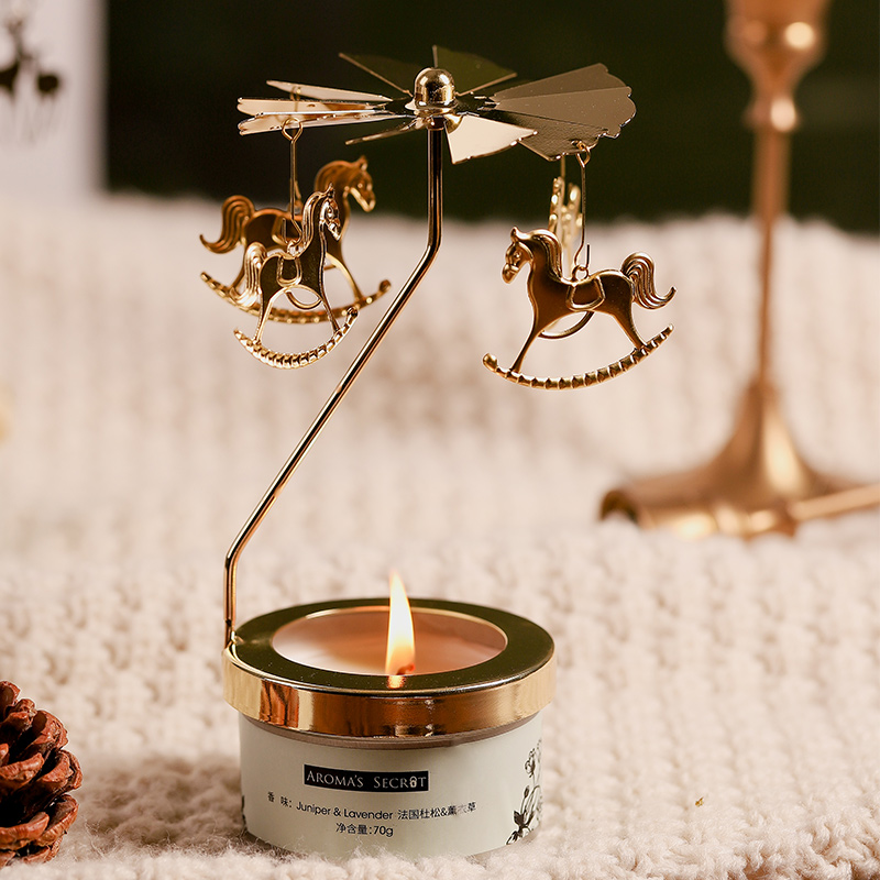 旋转烛台香薰蜡烛专用