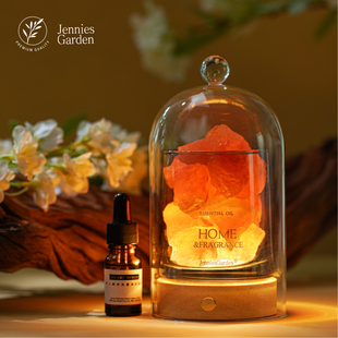 香薰灯礼盒床头扩香石精油卧室家用持久盐灯房间净化空气香氛摆件