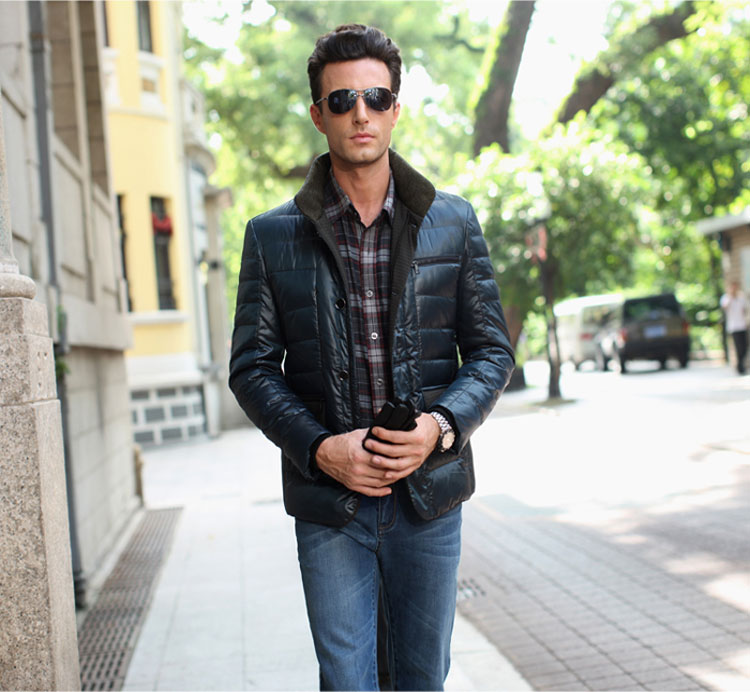 威鹏中长款羽绒威鹏立领