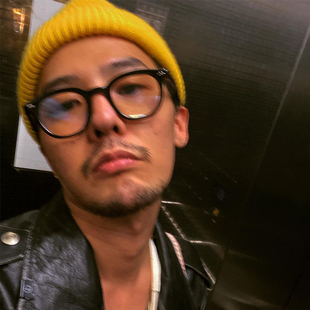 ins权志龙同款眼镜框男黑色潮人复古素颜近视平光眼镜女新款潮牌