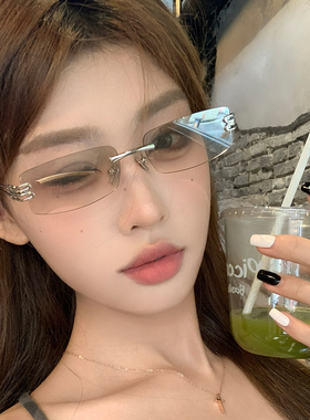 2025新款GM方形无框太阳眼镜女