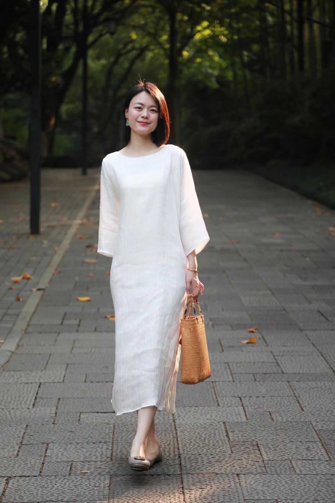 真丝混纺新中式清冷感A版