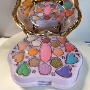 蕾琪盛彩俏颜化妆盒盘眼影粉饼腮红唇彩成人学生表演演出遮瑕定妆