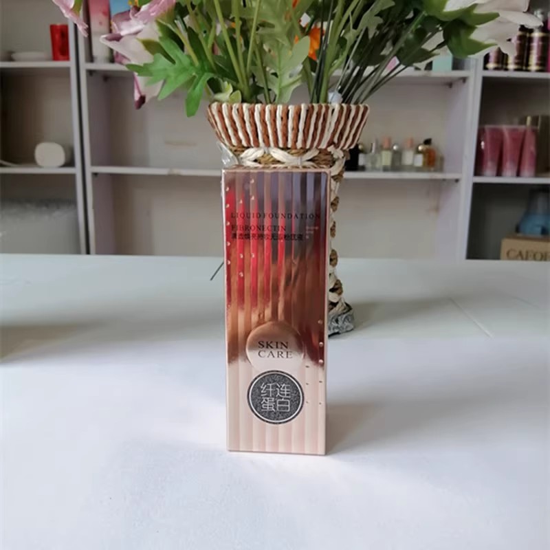 特露白纤连蛋白清透焕亮持妆无暇粉底液45ml修颜遮瑕锁水女士