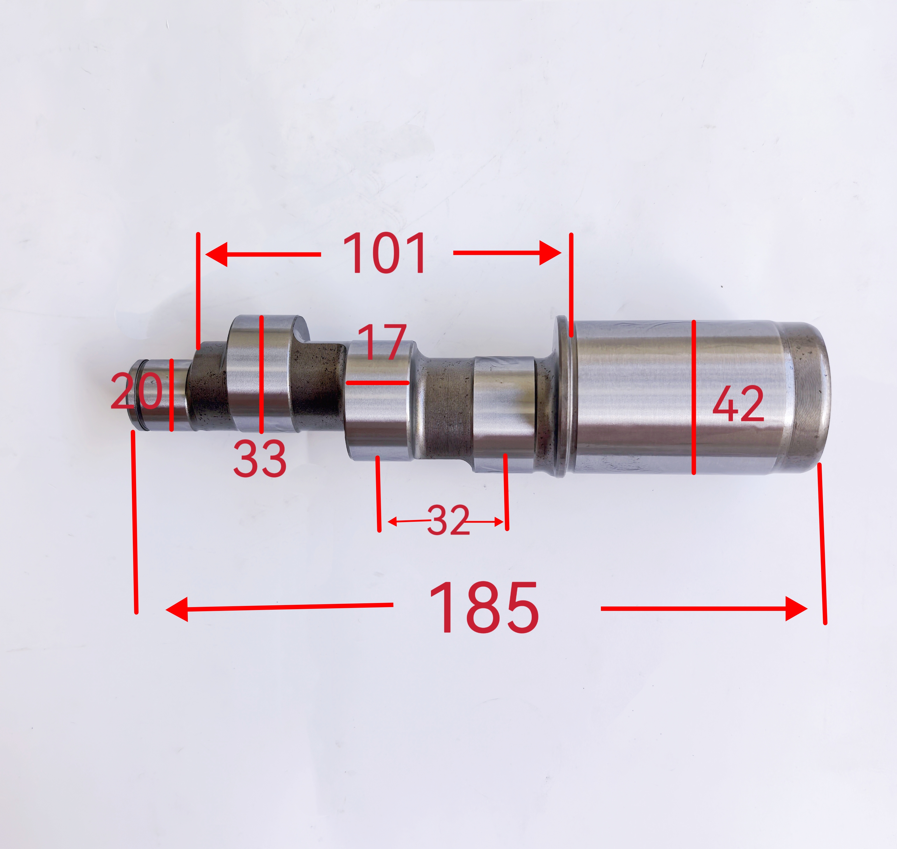 钢曲轴高压清洗机配件专用曲轴柱塞泵曲轴维修配件高光洁度钢曲轴
