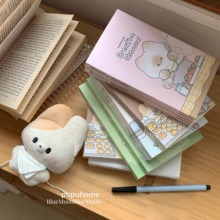 原创馒头猫pupu笔记本随身本空白手帐本便携ins风可爱小猫可平摊