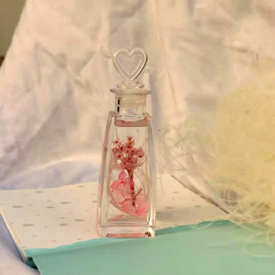 diy浮游花瓶玻璃瓶 炭草花瓶 浮游花保鲜油植物标本漂流瓶
