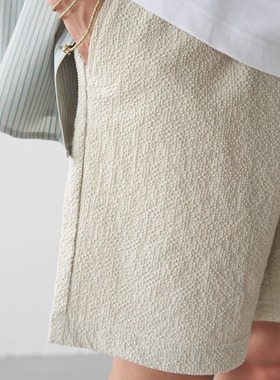 Liberty Kostume 夏天就要穿泡泡纱  春休闲肌理感短裤中男女