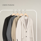 伴郎服男士 Liberty 三件外套休闲韩版 西装 DK廓形学院风 Kostume