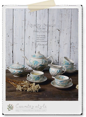 外贸出口英美原单Johnson brothers秘密花园餐具餐盘茶具大沙拉碗