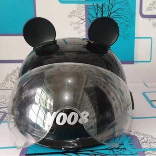 饰耳朵 头盔熊耳朵头盔配件电动车装 头盔装 饰米老鼠耳朵爆款