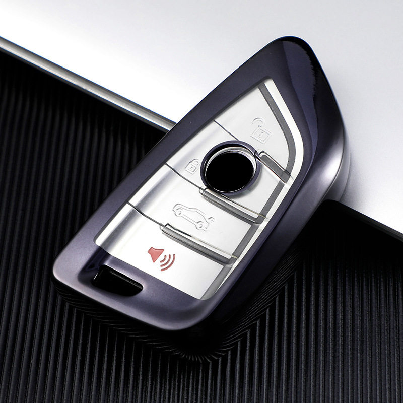 适用宝马钥匙套刀锋ix1x3系5系7系男女tpu透明全包汽车钥匙壳包扣