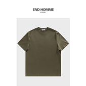 军绿短袖 进口美国匹马棉定织细腻亲肤体感正肩基础款 修身 t恤男夏