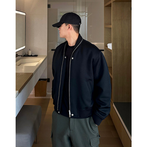 棒球飞行员夹克男宽松休闲