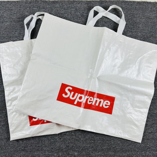 现货 Supreme 21FW红标BOX LOGO 购物袋 编织袋尼龙环保手提袋
