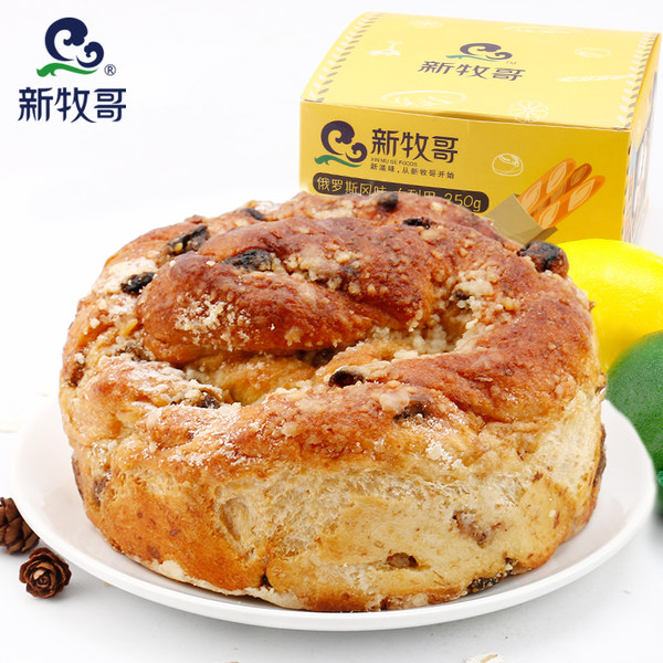 新牧哥 俄罗斯风味 大列巴手撕面包 350g盒装 优惠券折后￥19.9包邮（￥29.9-10）