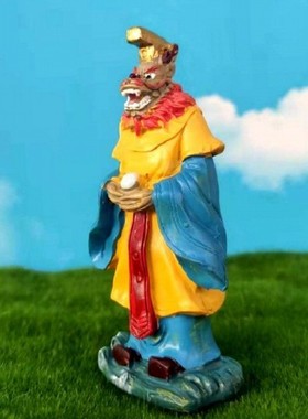 东海龙王做工精细装饰树脂中式
