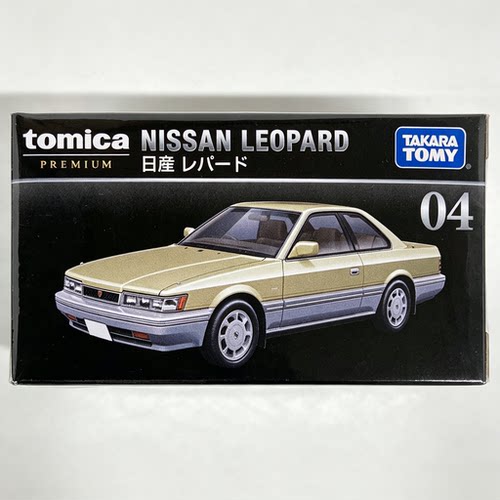 TOMY多美卡Tomica黑盒TP04号 新盒日产NISSAN LEOPARD烈豹