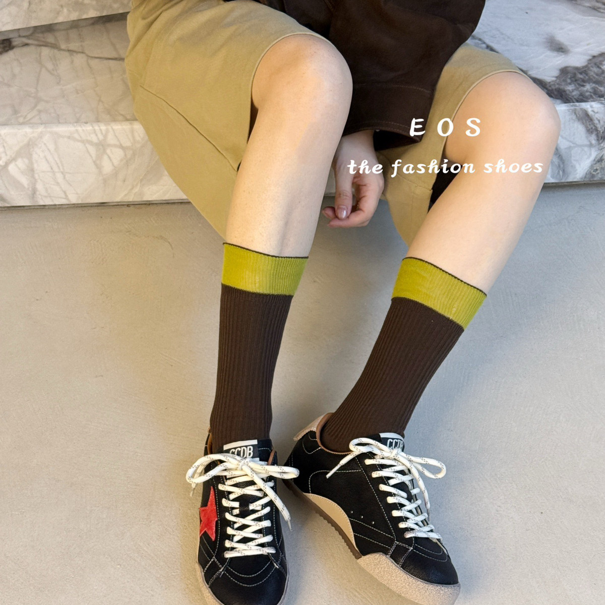 EOS-新款上新系带简单百搭星星软底鞋休闲鞋2590-6Q