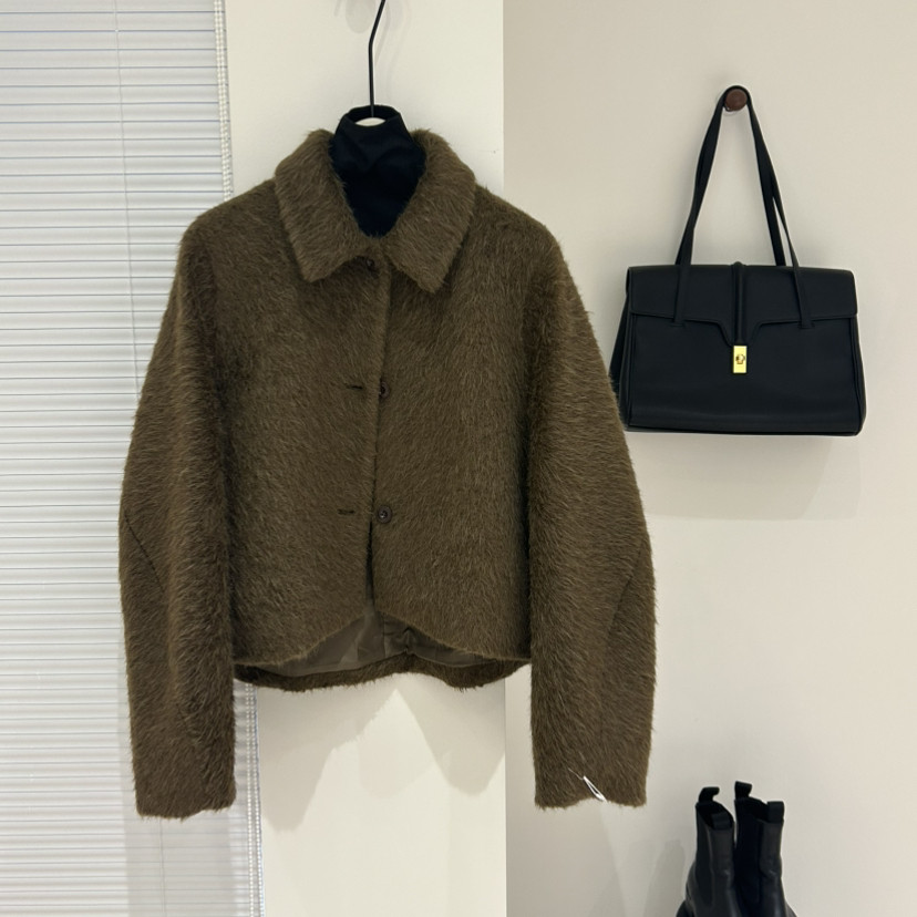 手严选-泡菜馆-复古风翻领短款羊毛外套（含85.3绵羊毛）YS1-9116,女装/女士精品,羽绒服,淘宝优惠券,粉丝福利购,淘宝优惠卷