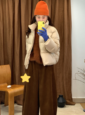 Vaoom-韩系少女心软糯感立领泡芙保暖羽绒服外套K1586