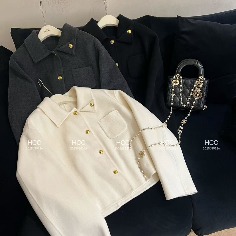 HCC-小香风翻领单口袋宽松短外套139-601,女装/女士精品,时尚套装,淘宝优惠券,粉丝福利购,淘宝优惠卷