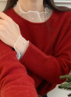 芭妮Bonnet-套头针织衫（含35.1绵羊毛）(10特种动物毛)A52-6950