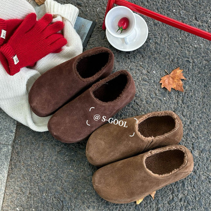 SOLO'S ACC-圆头一脚蹬两穿橡胶防滑底两穿可后踩勃肯鞋8008-19