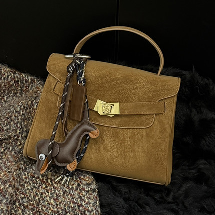 SOLO'S ACC-简约单肩斜挎包百搭洋气手提包(配挂件,长带)YS1-1031