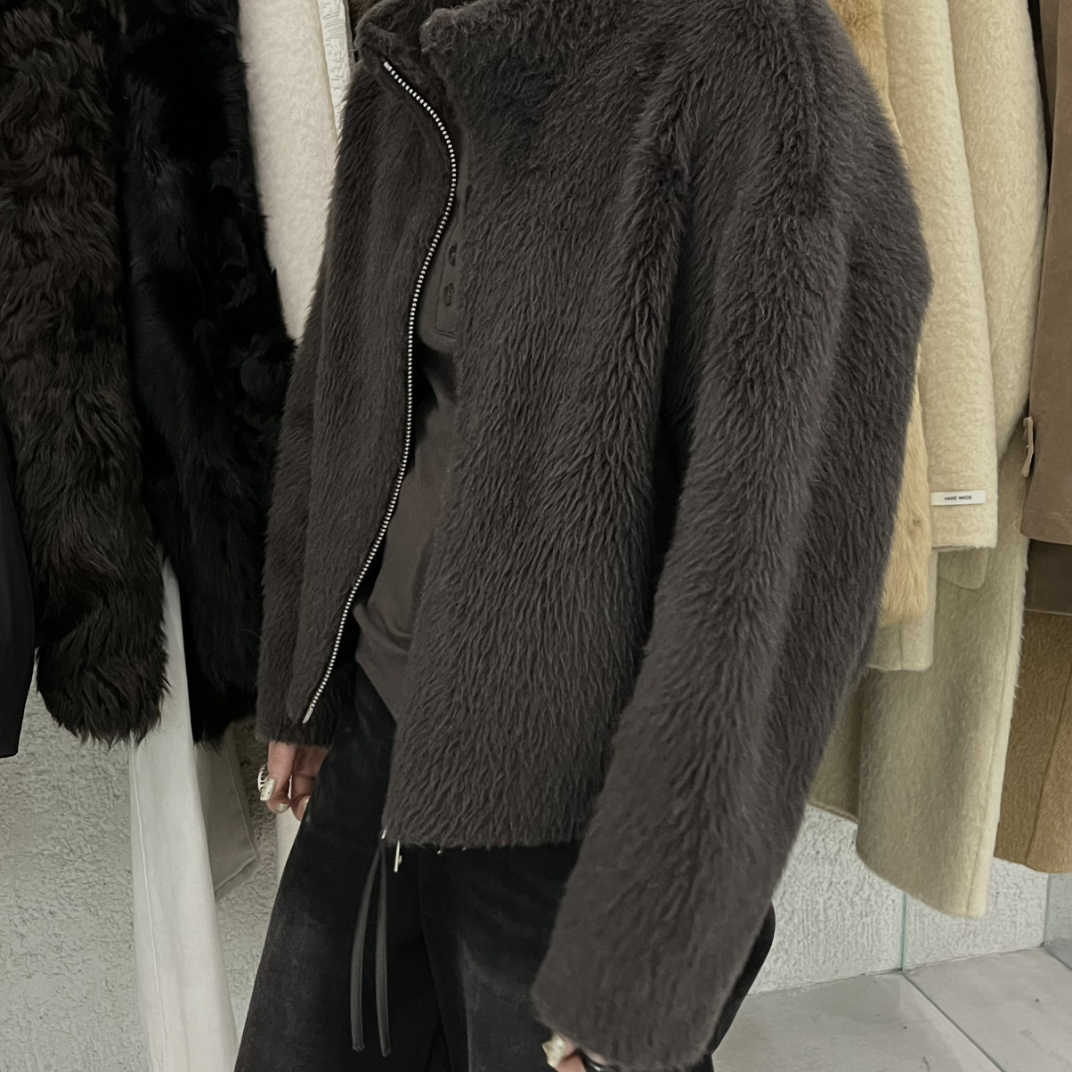 THOS-羊毛外套轻奢赫本风短款设计羊毛外套（含100羊毛）W25C351B,女装/女士精品,羽绒服,淘宝优惠券,粉丝福利购,淘宝优惠卷