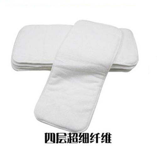 DL宝宝尿布兜里的尿布3条装超纤纯棉可反复利用透气舒适大吸收
