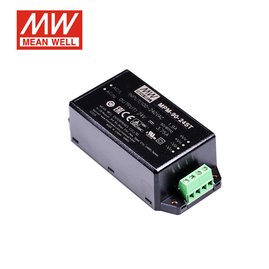 明纬MPM-90-ST开关电源90W 12/15/24/48V 医疗级接线端子型模块