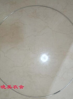 撑平顶帽迷彩帽顶部形状弹性金属圈帽撑套胶管通用帽圈备注尺寸