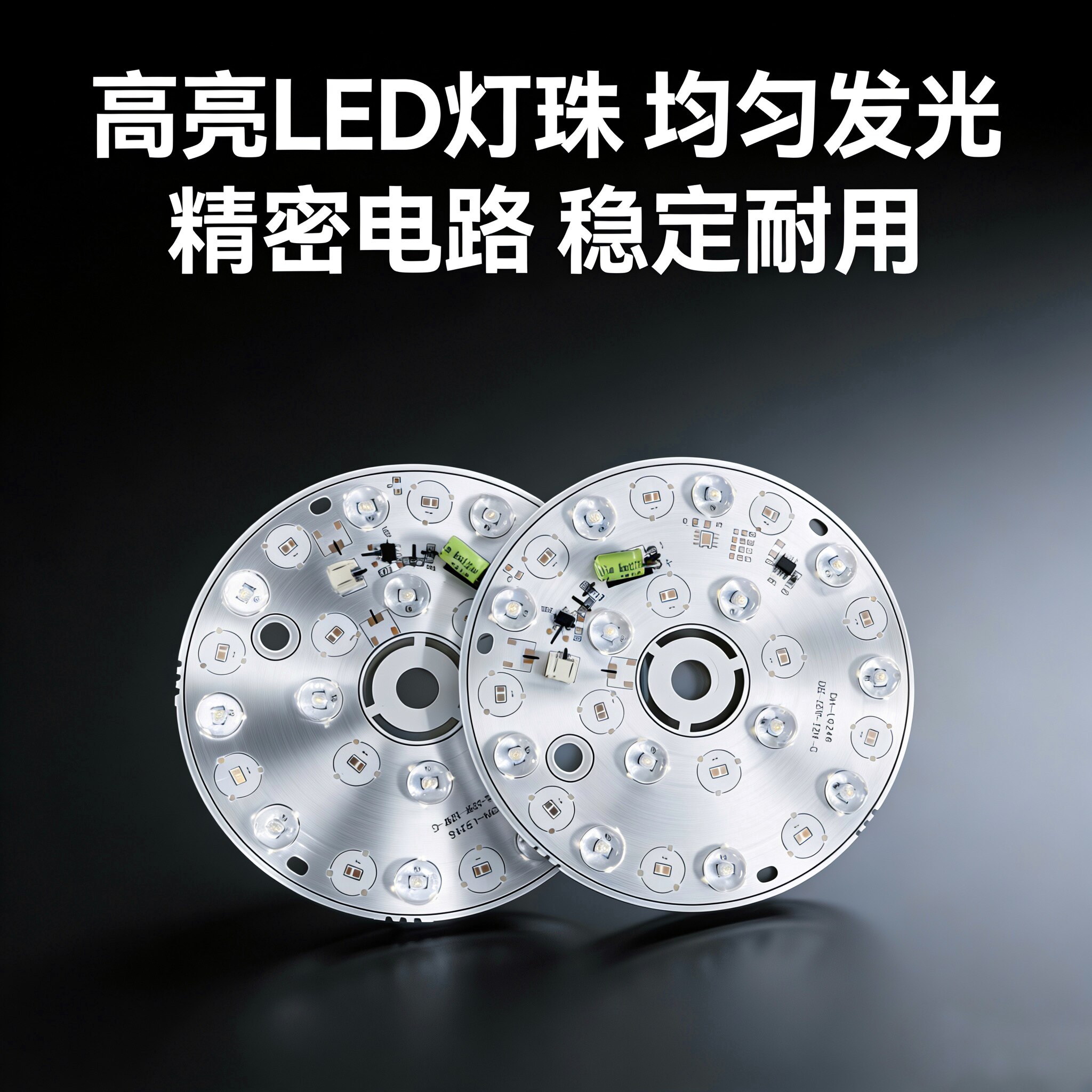 高亮LED透镜光源220v节能护眼免驱动吊灯灯芯改装替换灯板