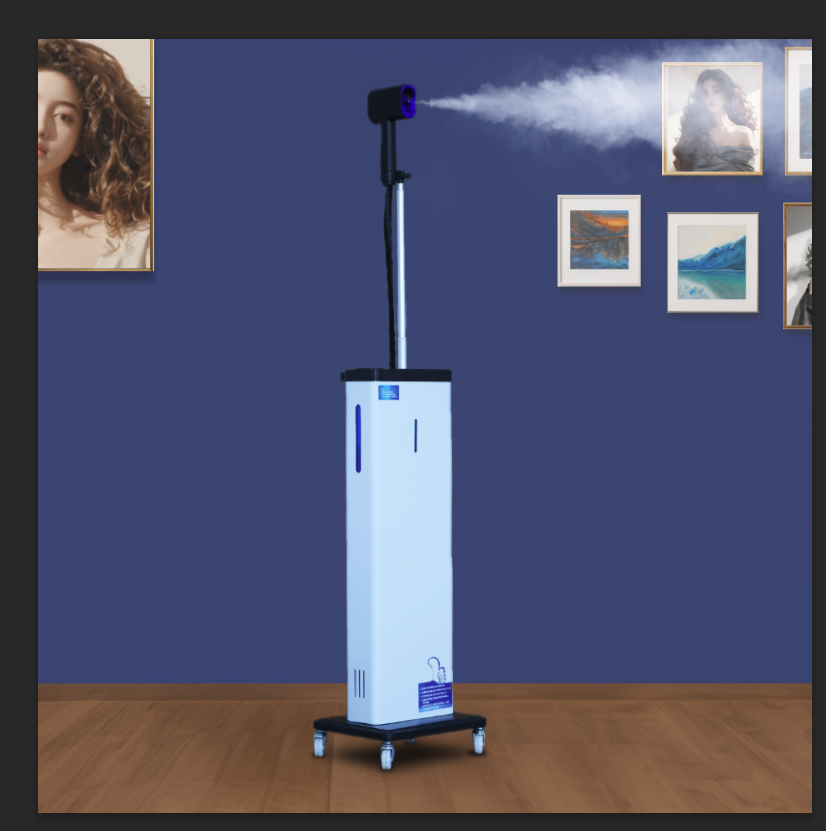 新款美发纳米护理喷雾机立式护发养发焗油修复仪头发护理喷雾发廊