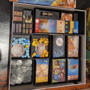 南河旅人Wayfarers of the South Tigris桌游收纳 (仅收纳无桌游)