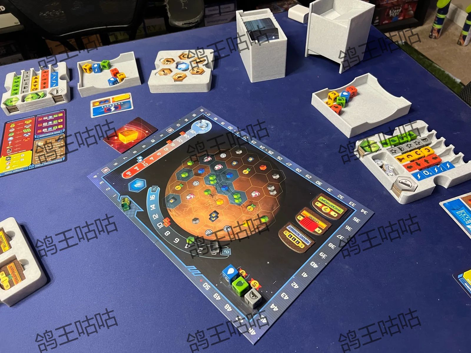 骰筑火星重塑火星骰子版火星骰桌游收纳3D打印（仅收纳无桌游）