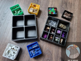 达尔文的旅程豪华版桌游收纳3D打印（仅收纳无桌游）