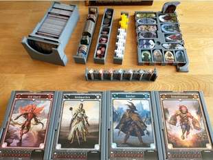 幽港迷城：雄狮蛮颚狮子下巴小GH桌游收纳3D打印（仅收纳无桌游）