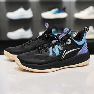 篮球系列耐磨缓震回弹运动鞋 新款 YKBV030 2025夏季 李宁男大童鞋