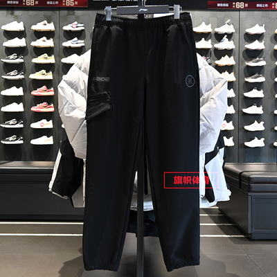 李宁男子束脚加绒运动长裤