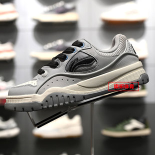 李宁休闲鞋2025冬季新款布欧女子运动舒适软弹经典休闲鞋AGCV464