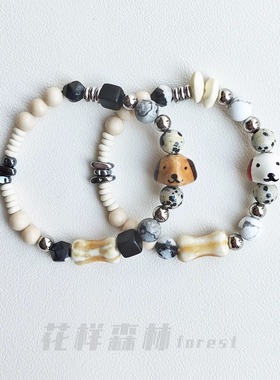 原创小众陶瓷情侣手链