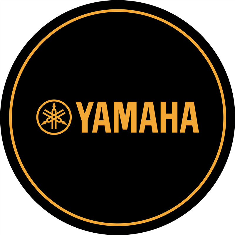 YAMAHA钢琴专用吸音地毯三角琴地垫防潮隔音隔热减震圆形定制LOGO