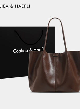 香港品牌大容量软皮托特包包女式2026春新款高级感简约通勤单肩包