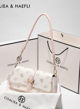 香港原创飞马法棍包包女式2026新款轻奢腋下包高级质感单肩斜挎包