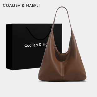 香港品牌高质感托特包包女2025秋冬新款 大容量单肩包软皮通勤大包